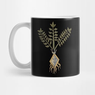 Human Roots Herbal Medieval Plant Lover Romantic Spiritual Art Mug